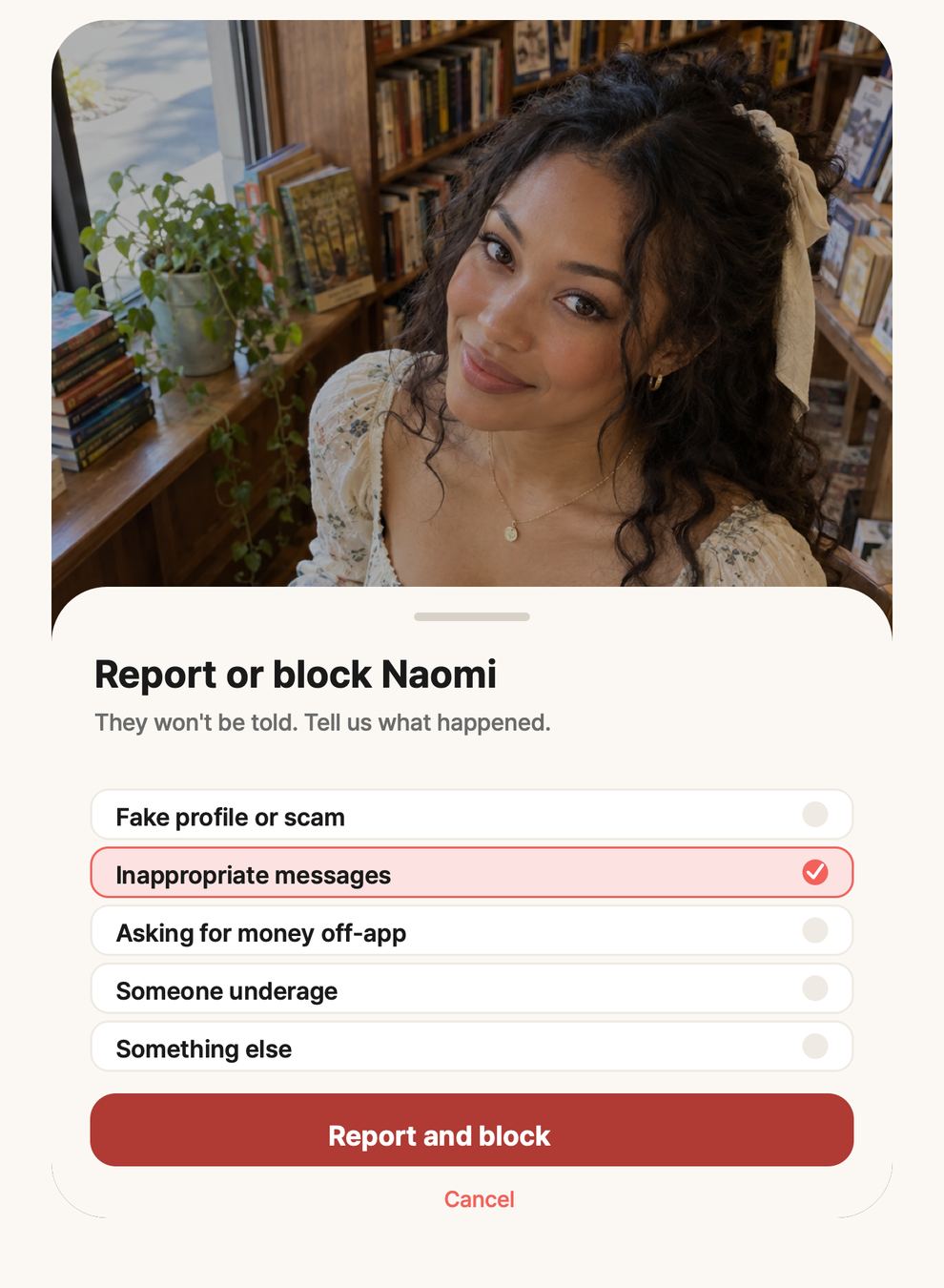 The report or block sheet